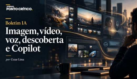 Boletim IA: imagem, vídeo, voz, descoberta e Copilot