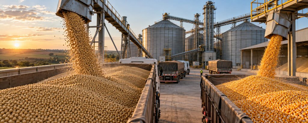 Imagem ilustrativa contextual: grain market.